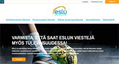 Desktop Screenshot of eslu.fi